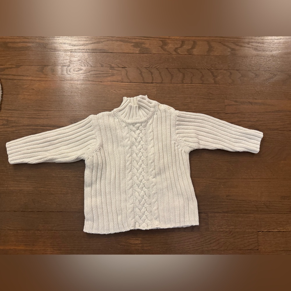 Baby Gap White Sweater